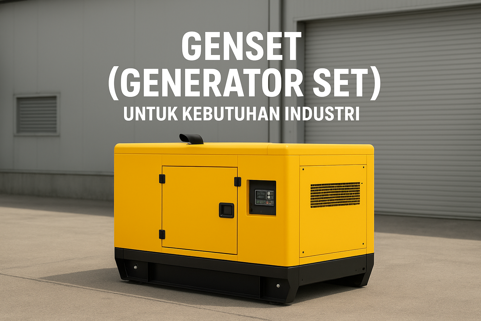 Genset untuk Kebutuhan Industri